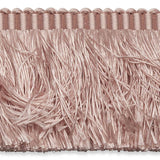 Schumacher Blush Francois Silk Brush Fringe