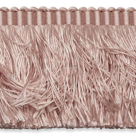 Schumacher Francois Silk Brush Fringe Blush Trim