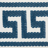 Schumacher Navy Etienne Silk Greek Key Wide