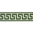 Schumacher Emerald Etienne Silk Greek Key Narrow
