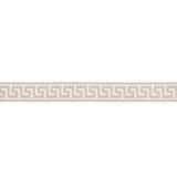Schumacher Blush Etienne Silk Greek Key Narrow