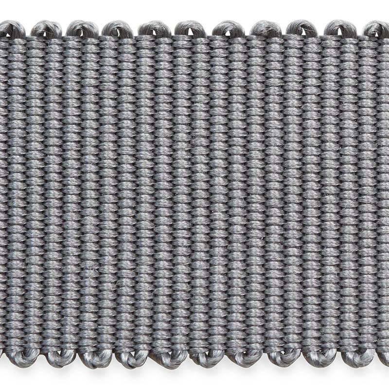 Schumacher Pierre Silk Gimp Medium Grey Trim