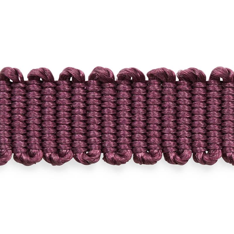Schumacher Pierre Silk Gimp Extra Narrow Eggplant Trim