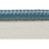 Schumacher Gustave Silk Lip Cord Medium Cadet Trim