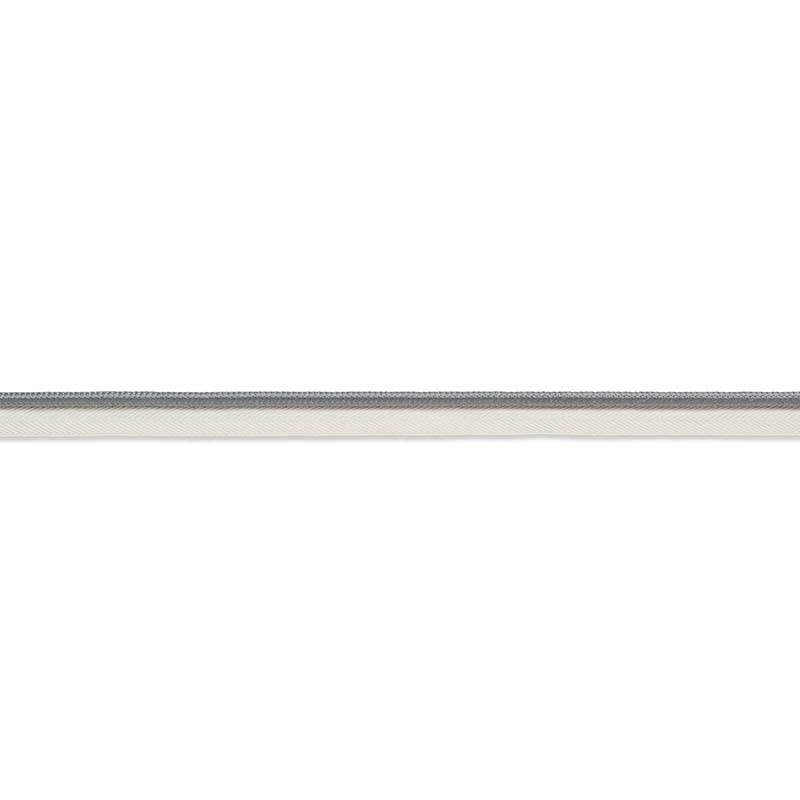 Schumacher Grey Gustave Silk Lip Cord Medium