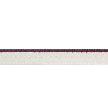 Schumacher Eggplant Gustave Silk Lip Cord Narrow