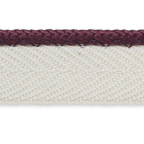 Schumacher Eggplant Gustave Silk Lip Cord Narrow
