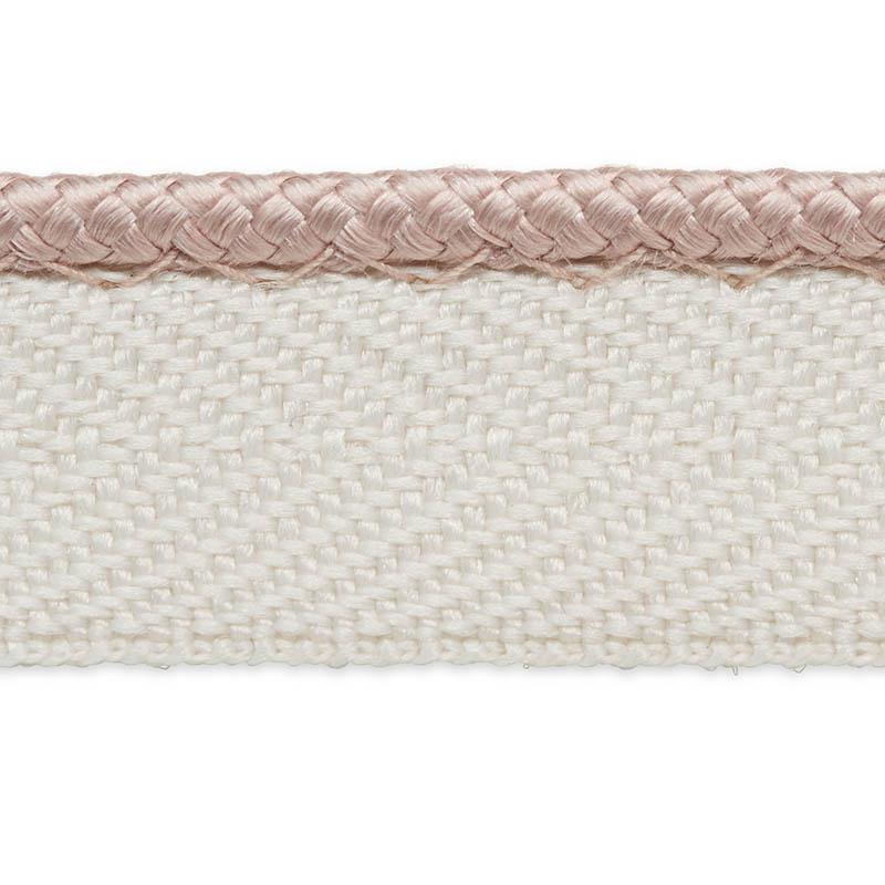 Schumacher Blush Gustave Silk Lip Cord Narrow