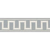 Schumacher Greek Key Embroidered Tape Sky Trim