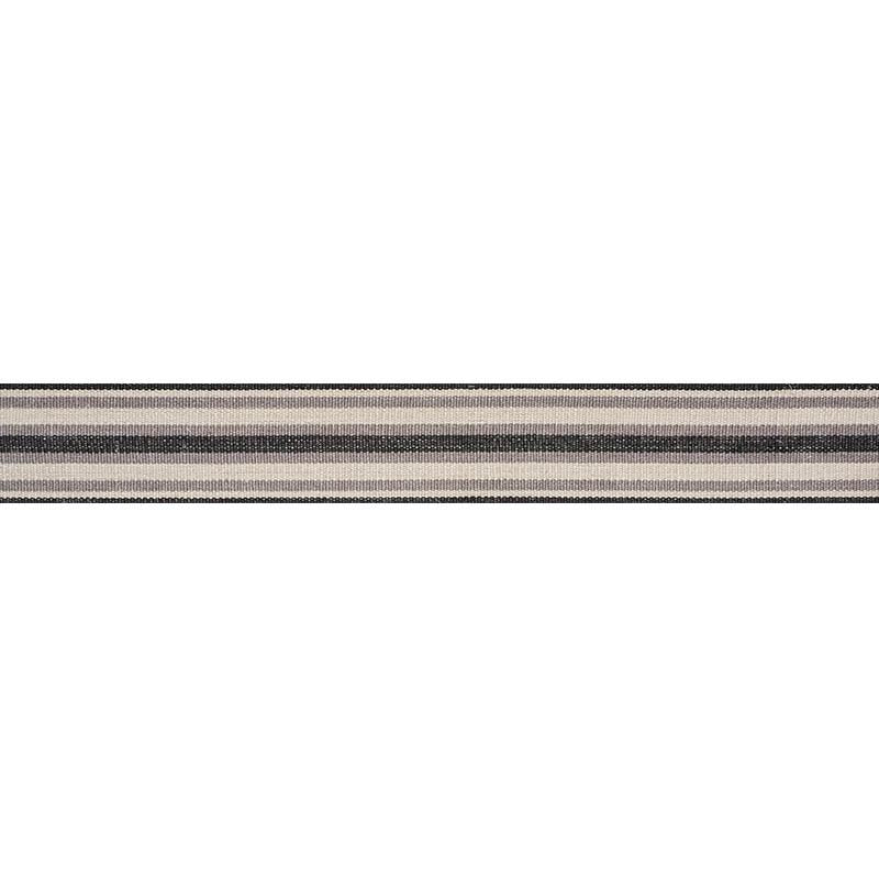 Schumacher Charcoal Levant Tape