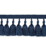 Schumacher Navy Valentin Silk Tassel