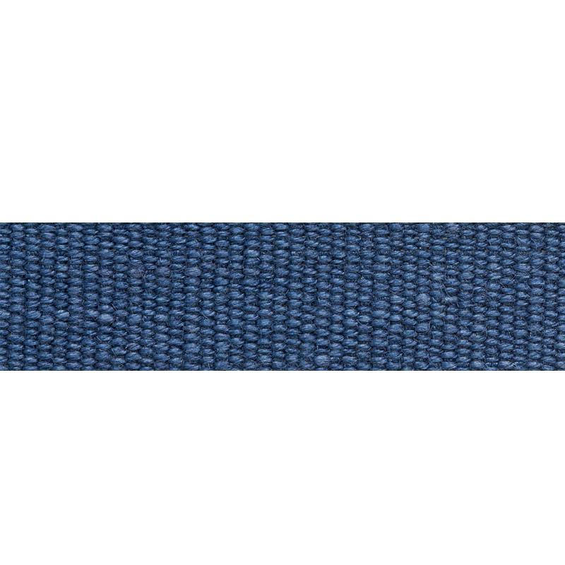 Schumacher Indigo Mathias Linen Tape Narrow