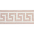 Schumacher Blush Etienne Silk Greek Key Wide
