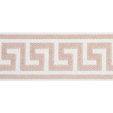 Schumacher Blush Etienne Silk Greek Key Wide