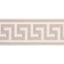 Schumacher Blush Etienne Silk Greek Key Wide