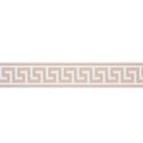 Schumacher Blush Etienne Silk Greek Key Wide