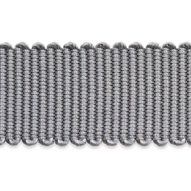 Schumacher Pierre Silk Gimp Narrow Grey Trim