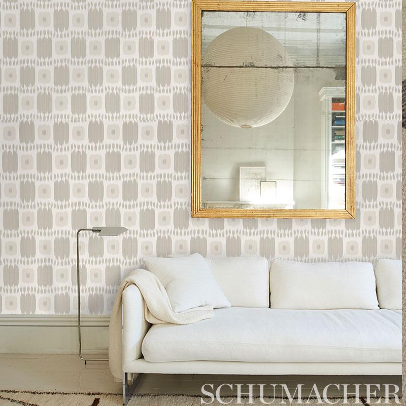 Schumacher Kandira Wheat Wallpaper
