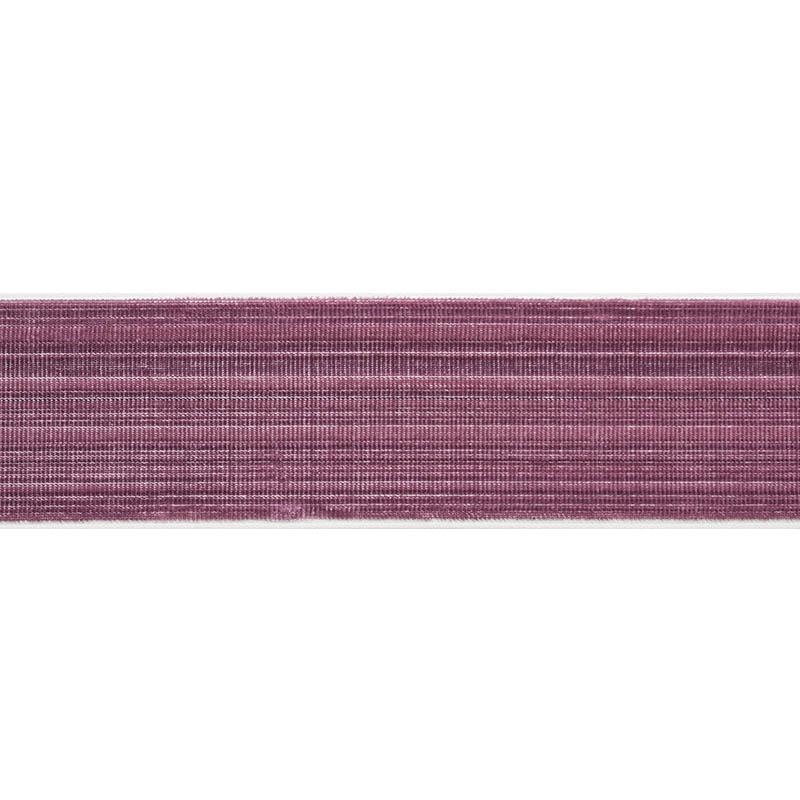 Schumacher Eggplant Gaspard Velvet Tape Wide