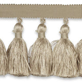 Schumacher Valentin Silk Tassel Sand Trim