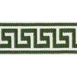 Schumacher Emerald Etienne Silk Greek Key Wide