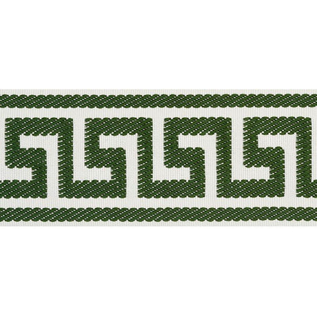 Schumacher Emerald Etienne Silk Greek Key Wide