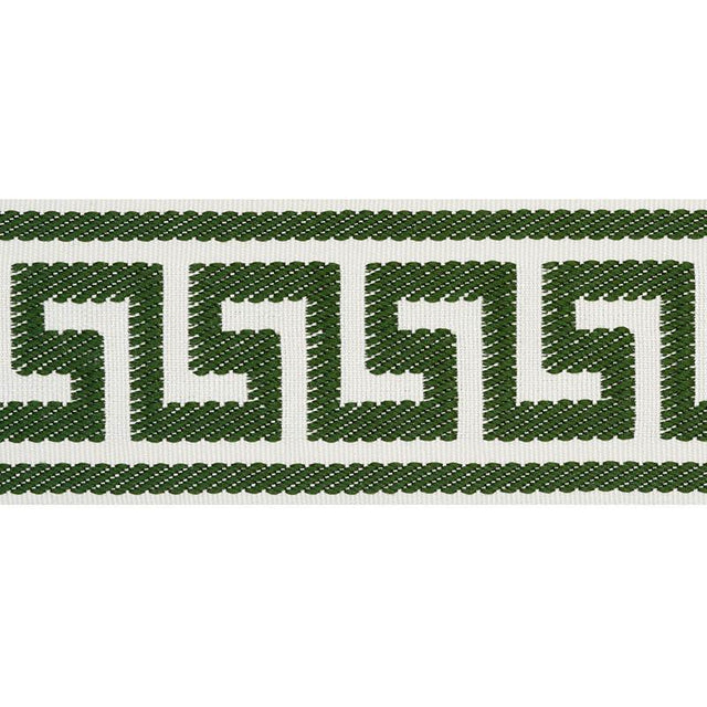 Schumacher Emerald Etienne Silk Greek Key Wide