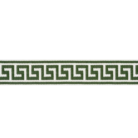 Schumacher Emerald Etienne Silk Greek Key Wide