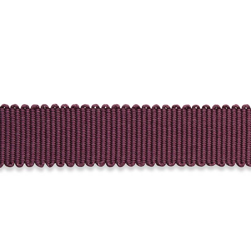 Schumacher Pierre Silk Gimp Narrow Eggplant Trim