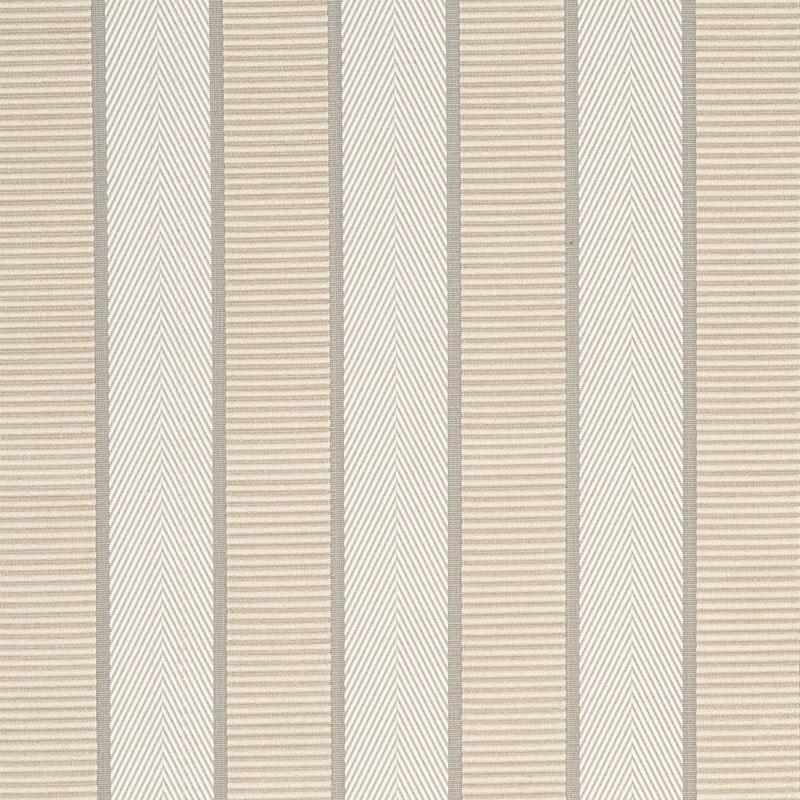 Schumacher Ribbon Stripe Champagne Fabric