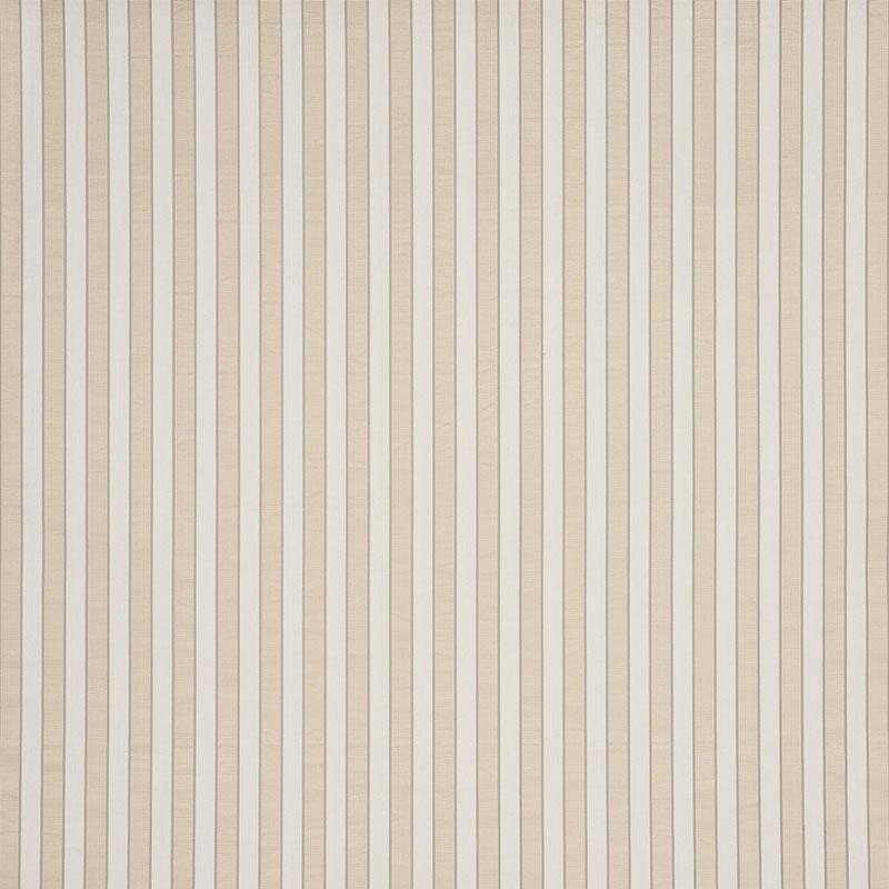Schumacher Ribbon Stripe Champagne Fabric