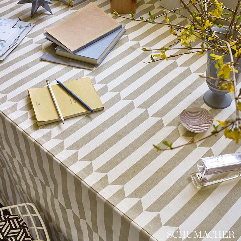 Schumacher Maxwell Natural Fabric