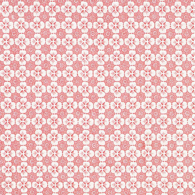 Schumacher Palisades Floret Pink Fabric