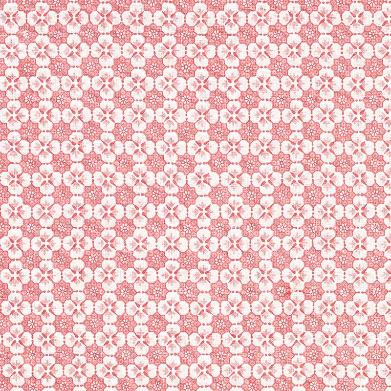 Schumacher Palisades Floret Pink Fabric