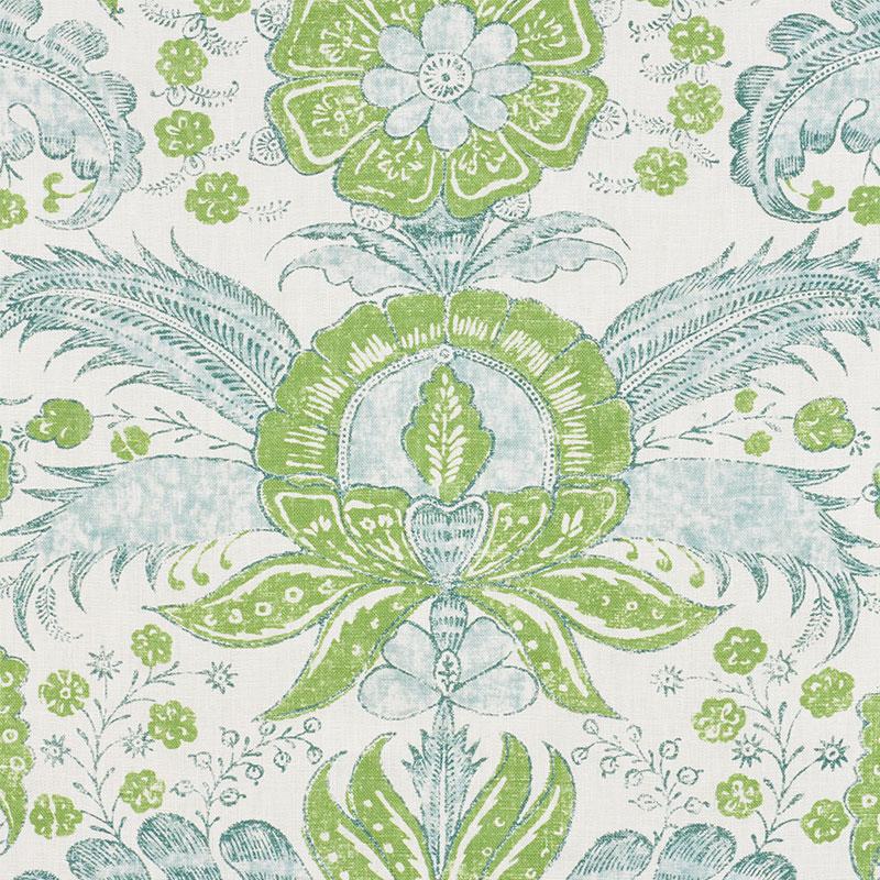 Schumacher Calicut Leaf Fabric