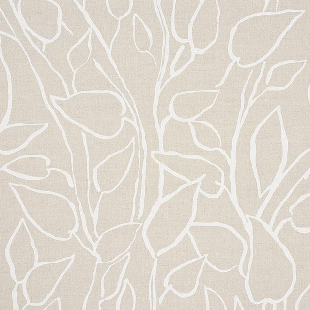 Schumacher Solandra Vine Natural Fabric