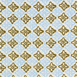 Schumacher Pattee Hand Block Print Khaki Fabric