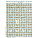 Schumacher Pattee Hand Block Print Khaki Fabric