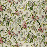 Schumacher Wisteria Vine Ivory Fabric