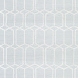 Schumacher Modern Trellis Sisal Sky Wallpaper