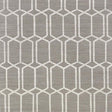 Schumacher Modern Trellis Sisal Charcoal Wallpaper
