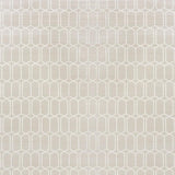 Schumacher Modern Trellis Hemp Shimmer Moonstone Wallpaper