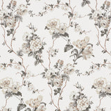 Schumacher Betty Charcoal Wallpaper