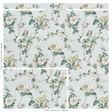 Schumacher Betty Celadon Wallpaper