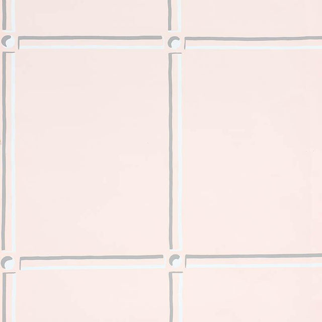 Schumacher La Galerie Blush Wallpaper