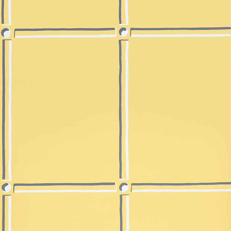 Schumacher La Galerie Yellow Wallpaper