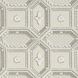 Schumacher Lacunaria Stone Wallpaper