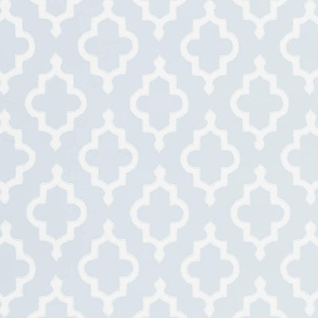 Schumacher Jake Orpington Blue Wallpaper