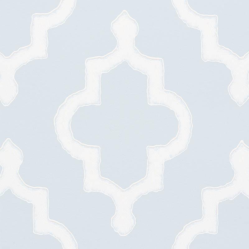 Schumacher Jake Orpington Blue Wallpaper