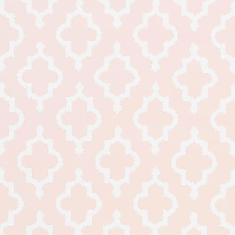 Schumacher Jake Quiet Pink Wallpaper